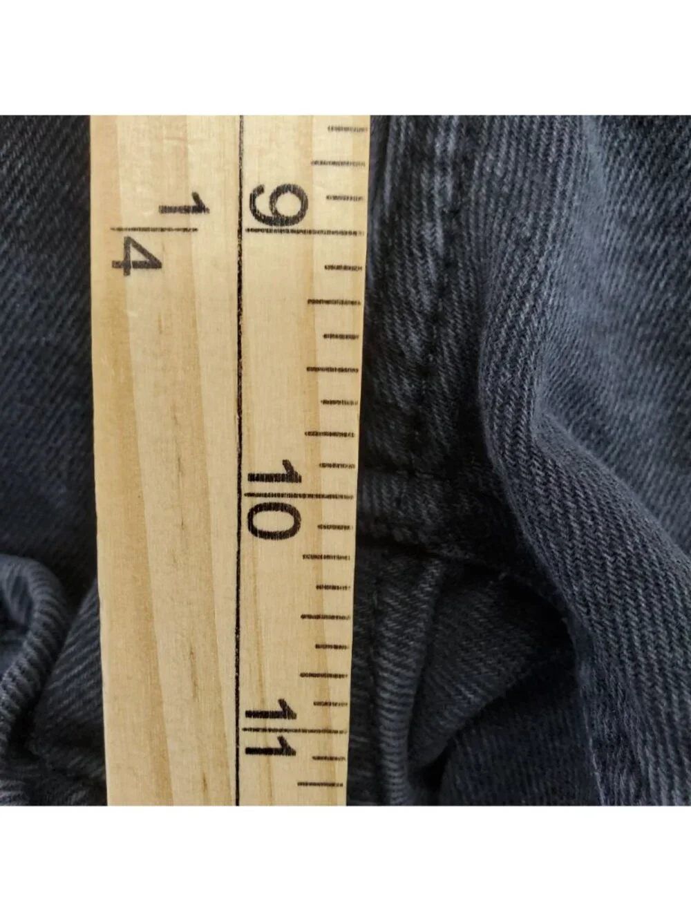 Old Navy Shorts Womens Size 6 Black High-Rise OG Straight Jorts *Read*